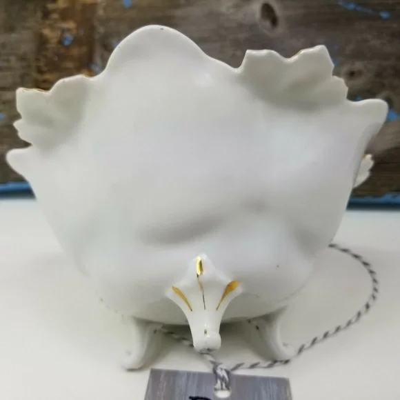 Antique RS Prussia Germany Footed Bowl Candle - Picture 2 of 8